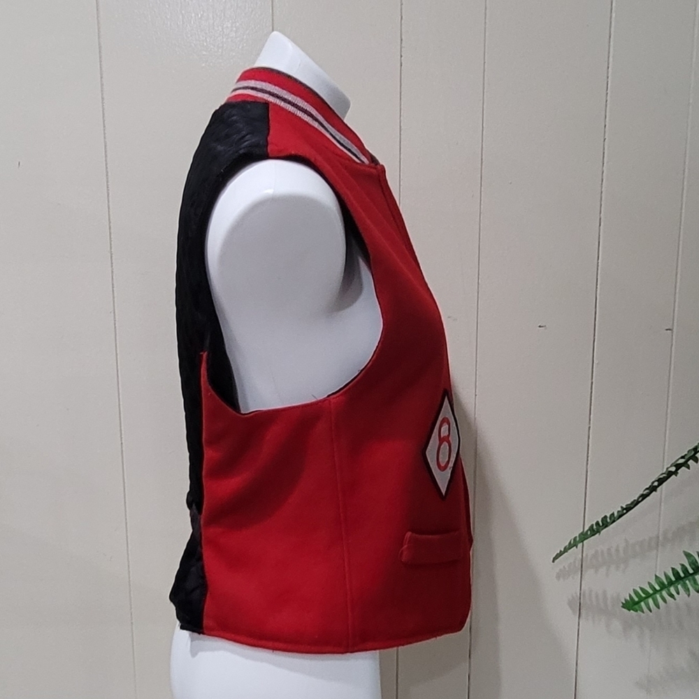 Tag Rag Red Varsity Vest 34" Chest - Picture 7 of 8